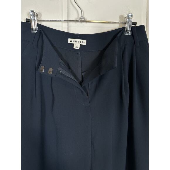 Whistles Wide Leg Tailored Trouser Culottes Pants Minimalist Workwear - Size‎ 2 - Picture 7 of 12